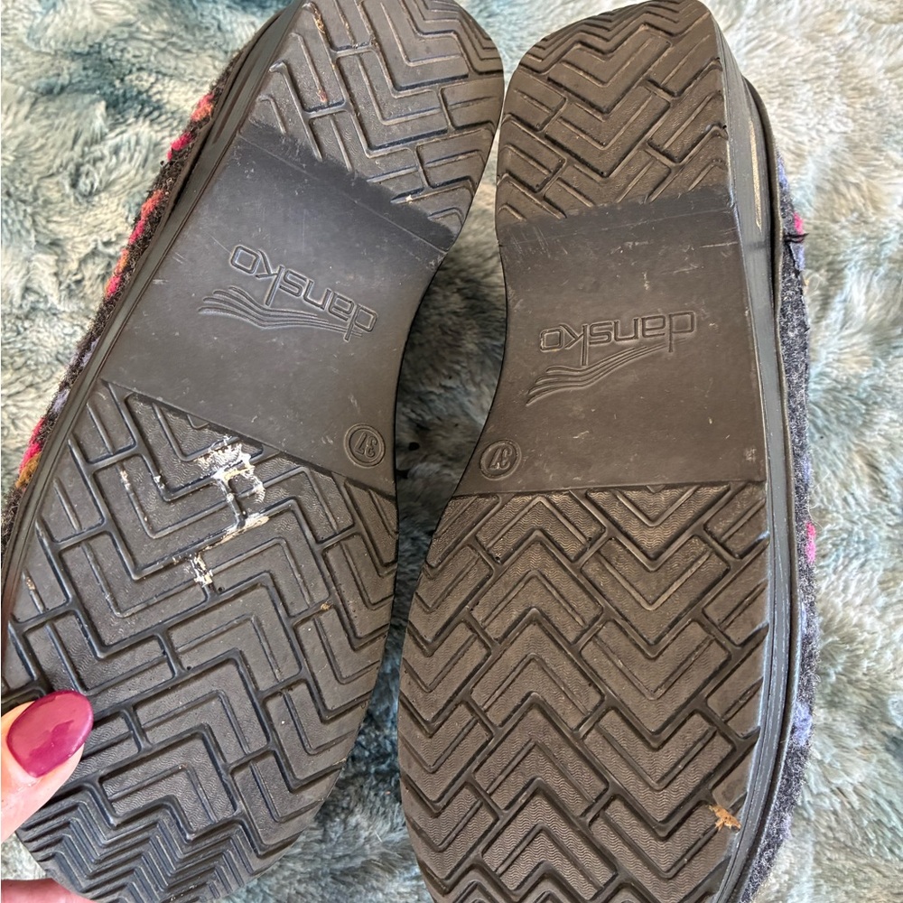 Dansko Multicolor Wool Clogs - Picture 4 of 4